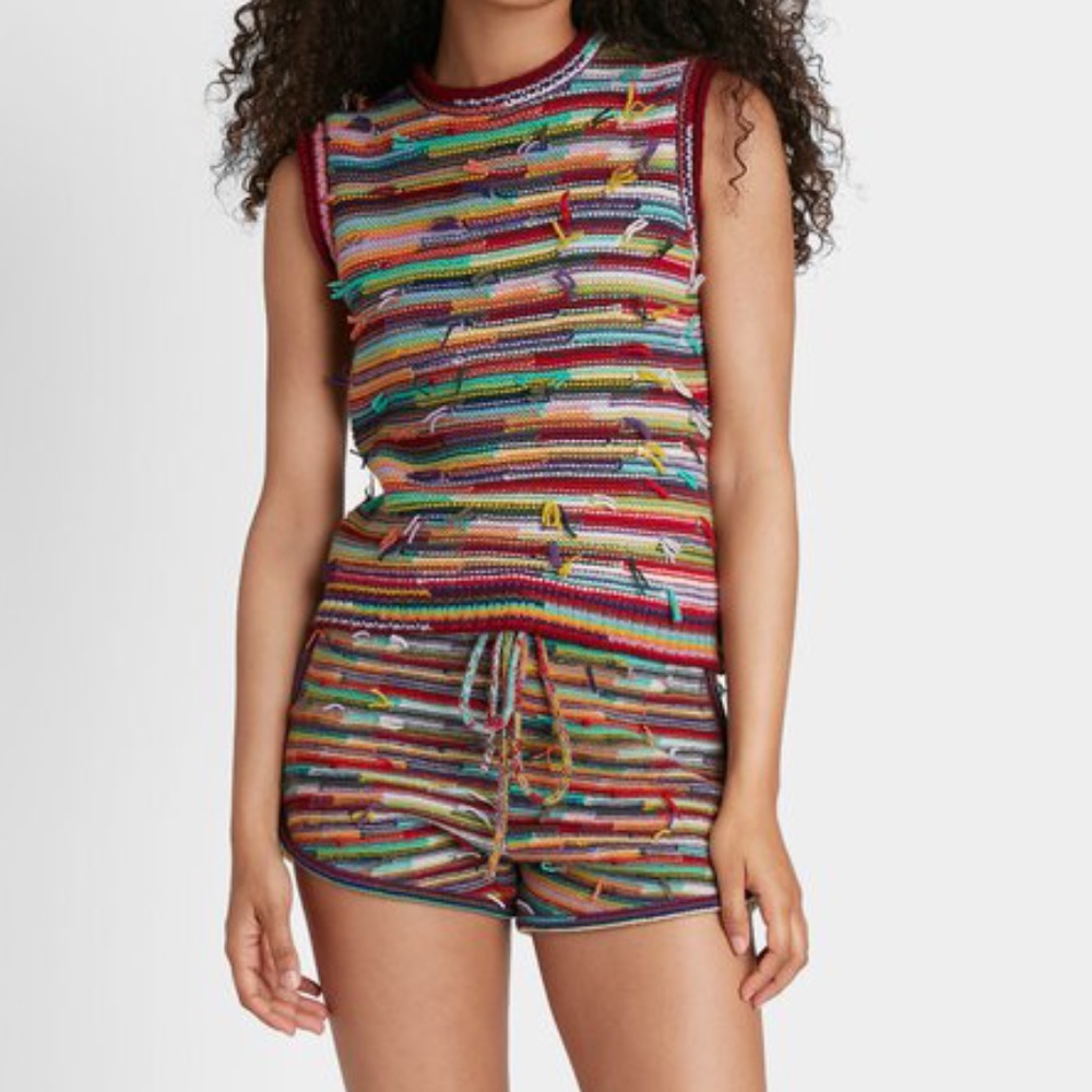 *NEW without tags* Chloe Multicolor Knit Shorts (Size X-Small)